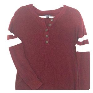 Burgundy American Eagle Sweater